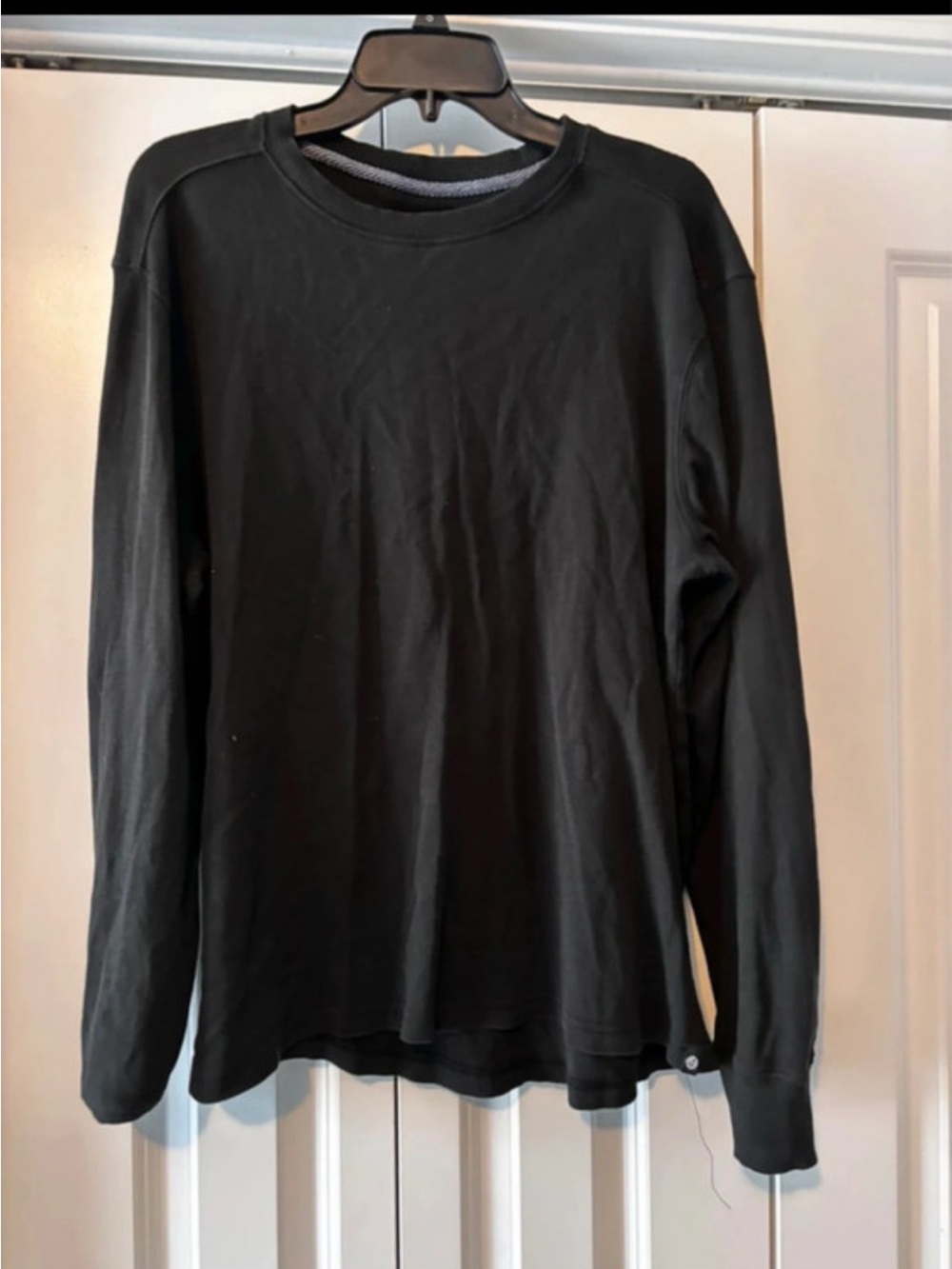 Sperry Men's Black Long Sleeve Crewneck Tee
